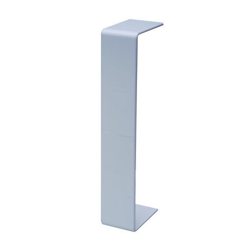 CMW Ltd  | Marco Apollo PVC White 3 Compartment Dado - Skirting Square Trunking Joint Cover - 2 Piece Fitting