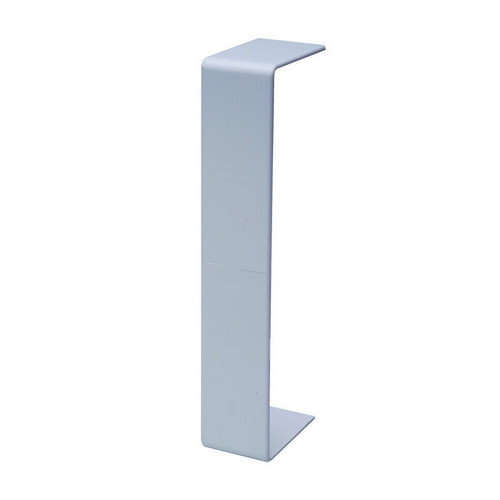 CMW Ltd | Marco Apollo PVC White 3 Compartment Dado - Skirting Square Trunking Joint Cover - 2 Piece Fitting