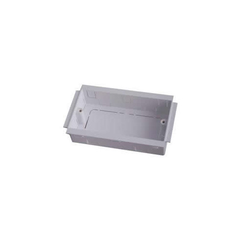 CMW Ltd | Marco Satin Anodised Aluminium White Double Gang Outlet Boxes