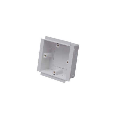 CMW Ltd  | Marco PVC White Single Gang Dado Trunking Accessory Box with 4 x Pillars