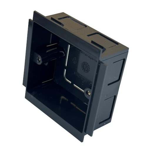Marco Dado&acirc;Skirting 35mm Deep Single Gang Accessory Box PVC Charcoal