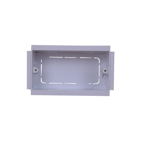 CMW Ltd, Dado Trunking | Marco PVC White 50mm Double Gang Trunking Accessory Box