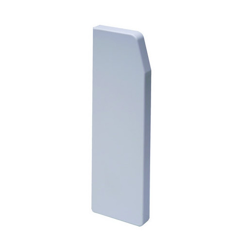 CMW Ltd | Marco Apollo PVC White 3 Compartment Dado - Skirting Trunking End Cap Left Hand