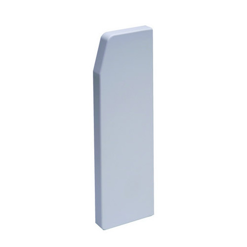 CMW Ltd | Marco Apollo PVC White 3 Compartment Dado - Skirting Trunking End Cap Right Hand