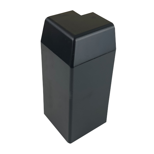 Marco Apollo 170mm x 50mm 3 Compartment Skirting External Angle PVC Charcoal