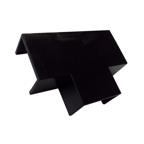 FFT4BL | Black 40mm x 25mm Flat Tee