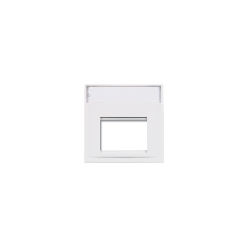 Siemon MX-A-02 | Siemon 2 Port 50mm x 50mm Flat Adaptor White