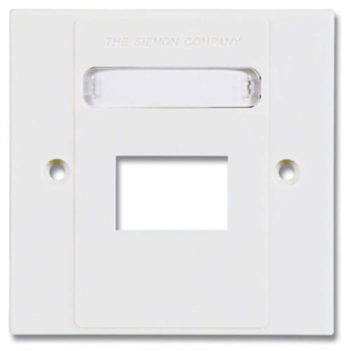 Siemon MX-BFP-S-02-02 | Siemon 2 Port S/G Faceplate White