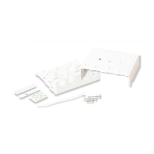 Siemon MX-SMZ4-02 | Siemon 4 Port Z-MAX Surface Mount Box White