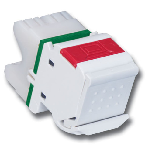 Siemon MX6-02B | Siemon Angled MAX Cat6 UTP Outlet White Bulk Pack (Pack 100)