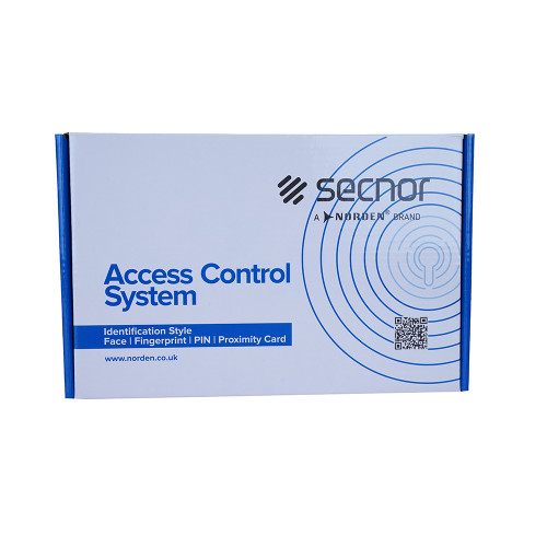 Secnor NAC-3001DF Standalone Biometric Access Control Facial Recognition, Fingerprint and Mifare Proximity Reader