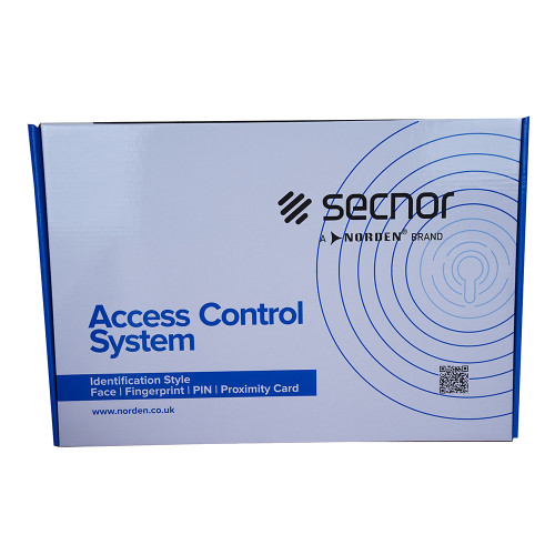 Secnor NAC-7001CP Single Door Access Control System Panel in Lockable Metal Cabinet with 5Amp Power Supply Unit. Controls 1 Door