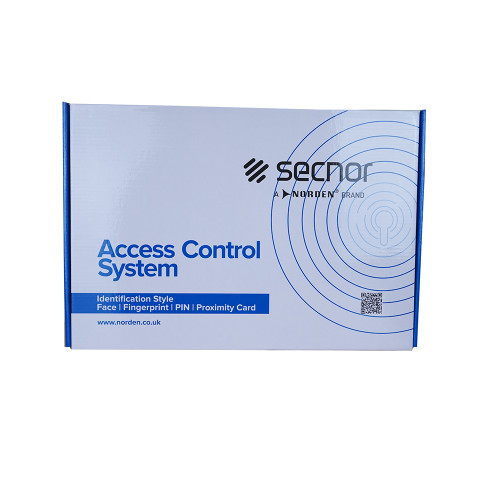 Secnor NAC-7002CP Two Door Access Control System Panel in Lockable Metal Cabinet with 5Amp Power Supply Unit. Controls 2 Doors