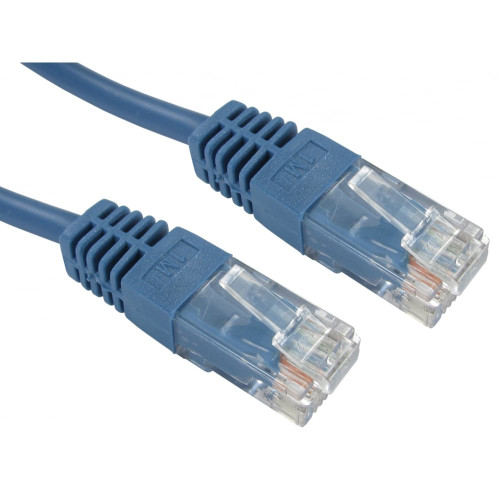 CMW Ltd, Structured Cabling Copper Patchcord | 10m Cat 5e Patch Lead Blue