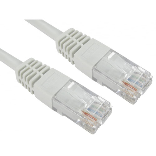 CMW Ltd, Structured Cabling Copper Patchcord | 1.5m Cat5e RJ45 U/UTP Moulded Patch Lead White