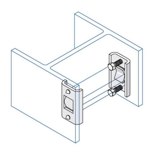 Unistrut/Network Pipe P3087 | Mild Steel Zinc Plated Internal Beam Clips