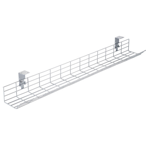 CMW Ltd Desk Cable Management | 1.2m Poly Coated Desk Cable Basket