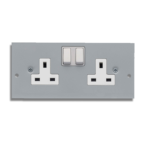 CMD 4 Compartment Twin Switched Socket Outlet (Each)