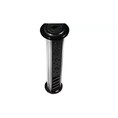 CMW Ltd | CR Pull Up Power Units Vertical with 4 x 13A UK Power - 4 x 6C Cutouts & 2 x USB 