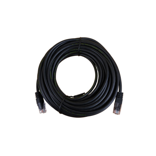 10m Cat5e RJ45 U/UTP Moulded Patch Lead Black