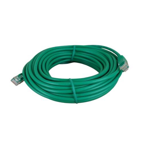 10m Cat5e RJ45 U/UTP Moulded Patch Lead Green