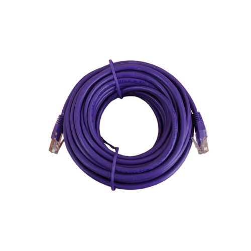 10m Cat5e RJ45 U/UTP Moulded Patch Lead Violet