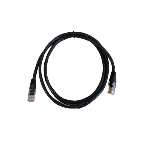 1.5m Cat5e RJ45 U/UTP Moulded Patch Lead Black