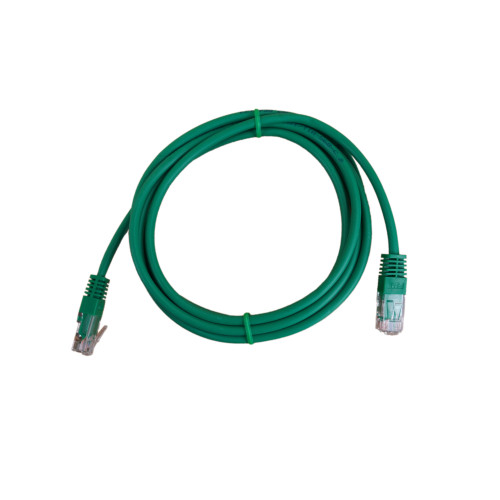 2m Cat5e RJ45 U/UTP Moulded Patch Lead Green