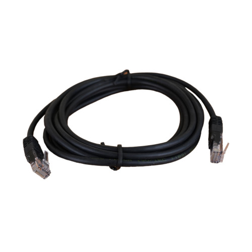 3m Cat5e RJ45 U/UTP Moulded Patch Lead Black