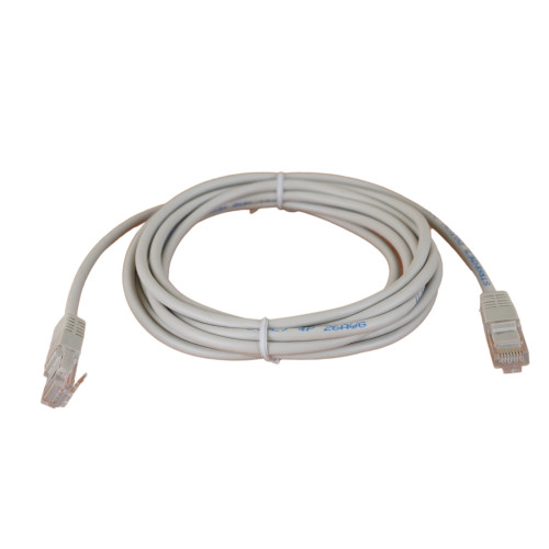 3m Cat5e RJ45 U/UTP Moulded Patch Lead Grey