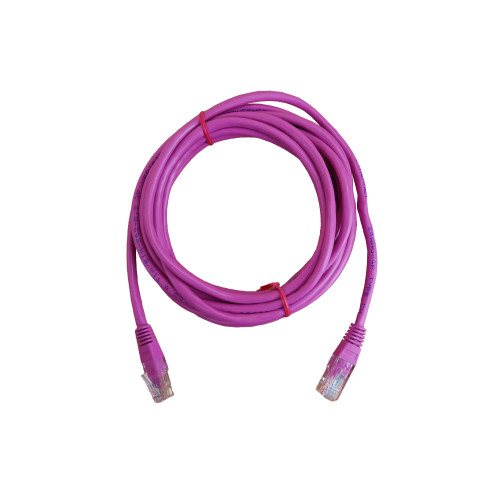 3m Cat5e RJ45 U/UTP Moulded Patch Lead Pink