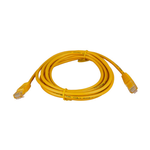 3m Cat5e RJ45 U/UTP Moulded Patch Lead Yellow