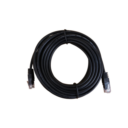7m Cat5e RJ45 U/UTP Moulded Patch Lead Black