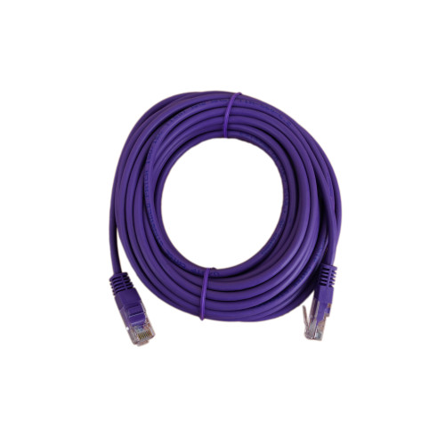 7m Cat5e RJ45 U/UTP Moulded Patch Lead Violet
