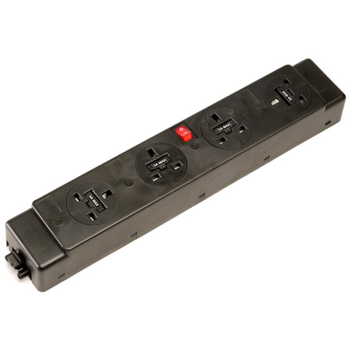 CMW Ltd | **Discontinued** 4 way modular power unit, one master switch