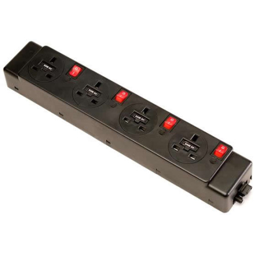 CMW Ltd | **Discontinued** 4 way modular power unit, four switches
