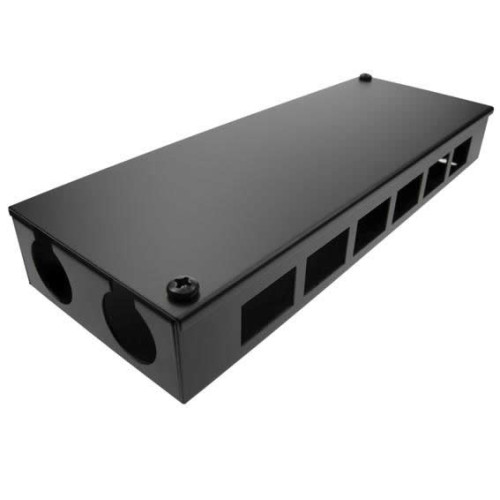 CMW Ltd | 12 Way Side Entry POD / GOP Box 55mm Deep 2 x 32mm Entry- Black- Each