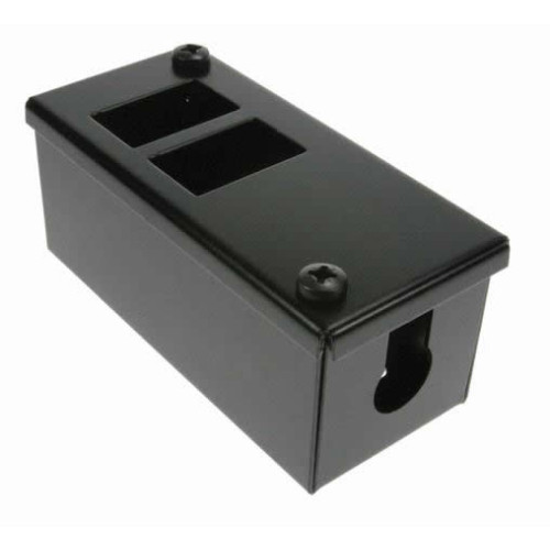 CMW Ltd | 2 Way POD / GOP Box 60mm Deep 20mm Entry - Black Each