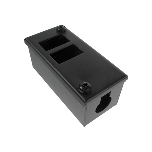 CMW Ltd | 2 Way POD / GOP Box 60mm Deep 25mm Entry- Black- Each