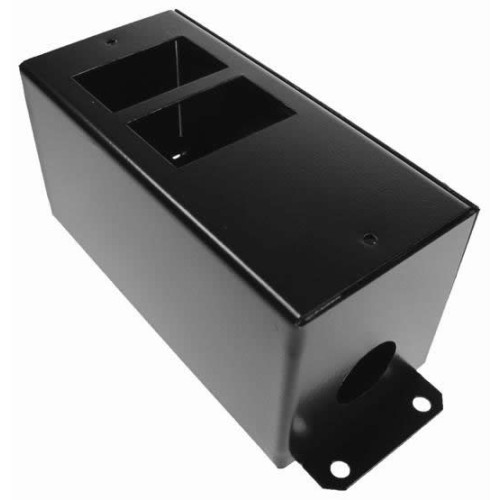 CMW Ltd | 2 Way POD / GOP Box with Side Wings 55mm Deep 20mm Entry- Black- Each