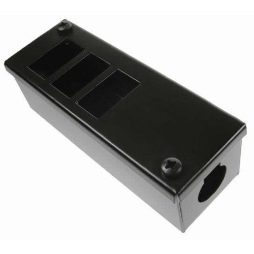 CMW Ltd | 3 Way POD / GOP Box 60mm Deep 25mm Entry- Black- Each