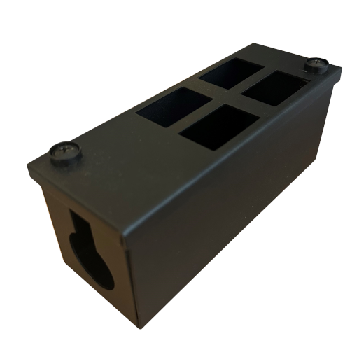 4 Way Forward Facing POD Box 70mm Deep 32mm Entry ( 170mm Long )