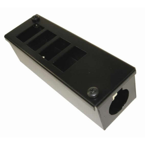 CMW Ltd | 4 Way POD / GOP Box 60mm Deep 32mm Entry- Black- Each