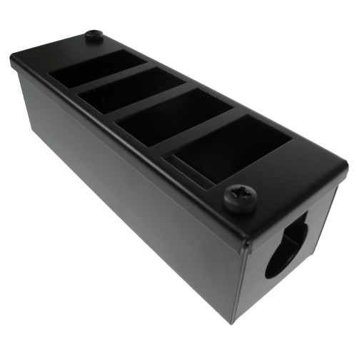 CMW Ltd POD1250254 | 12 Way Euromod 50x25 POD / GOP Box- Black