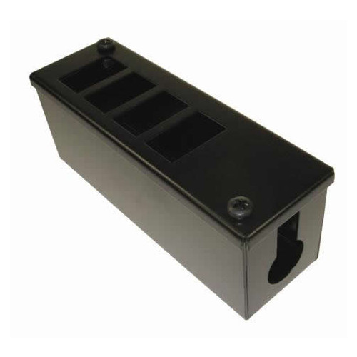CMW Ltd | 4 Way POD / GOP Box 70mm Deep 25mm Entry - Black Each