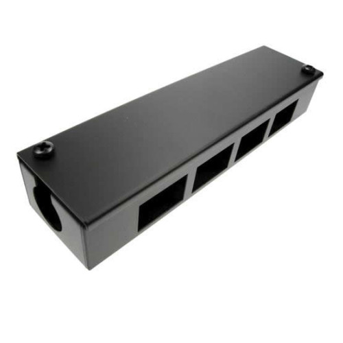 CMW Ltd | 4 Way Side Entry POD / GOP Box 40mm Deep 25mm Entry- Black- Each