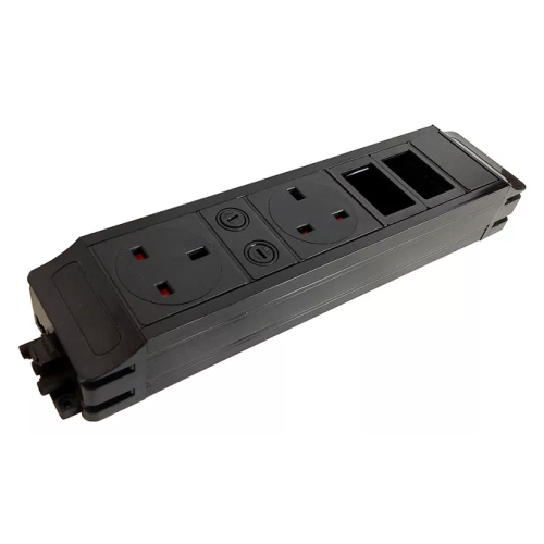 CMW Ltd | 2 power sockets and 2 data modular unit