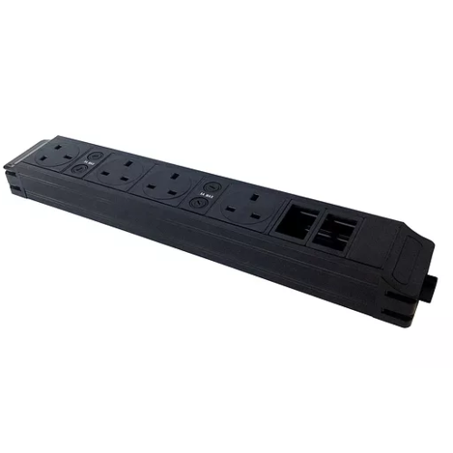 CMW Ltd | 4 power sockets and 2 data modular unit