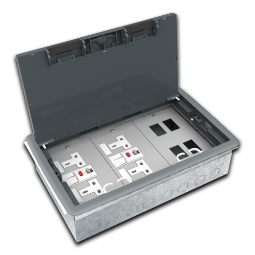 CMD Powerplan 99 Series 3 Compartment Floorbox