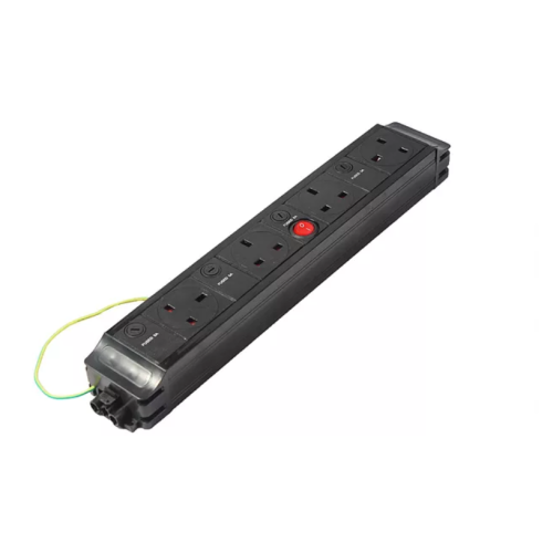CMW Ltd | 4 way modular power unit, one master switch